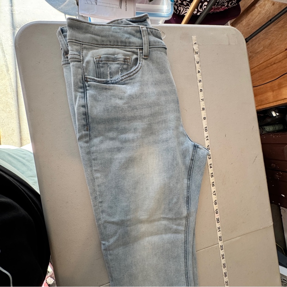 Lovervet - Kick Flare Cropped - Light Wash - 14W - Picture 6 of 12